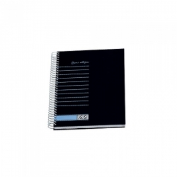 Caderno Capa Dura ANCOR A5 Azul 120 folhas / 70g Classic Stripes