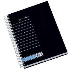 Caderno Capa Dura ANCOR A4 Azul 120 folhas / 70g Classic Stripes