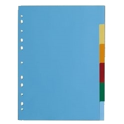 Separadores em plástico 6 posições