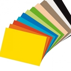 Cartolina Alto Brilho A4, 250g, colorida, (100 un)