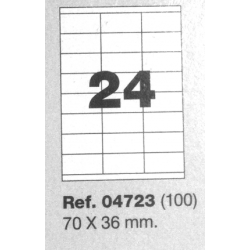 Etiquetas MULTI3, 70X36mm (100 folhas)