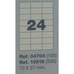 Etiquetas MULTI3, 70X37mm (100 folhas)