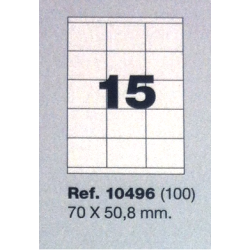 Etiquetas MULTI3, 70x50,8mm (100 folhas)