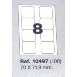 Etiquetas MULTI3, 70x71,9mm (100 folhas)