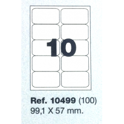 Etiquetas MULTI3, 99,1x57mm (100 folhas)