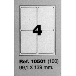 Etiquetas MULTI3, 99,1x139mm (100 folhas)