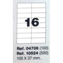 Etiquetas MULTI3, 105X40mm (100 folhas)