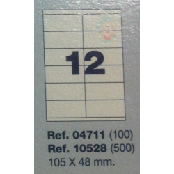 Etiquetas MULTI3, 105X48mm (100 folhas)