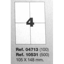 Etiquetas MULTI3, 105X148mm (100 folhas)