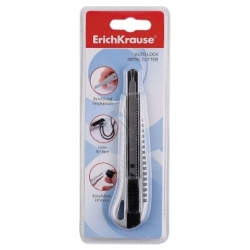 X-Acto metálico com bloqueador - Erichkrause - 9 mm
