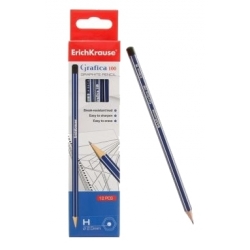 Lápis de grafite gráfica H 100 (pack 12 unid)