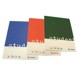 Bloco A4 com 4 furos (Pautado, Quadriculado e Liso)