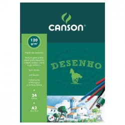 Caderno de Desenho - 24 folhas (A4, A3 e A2)