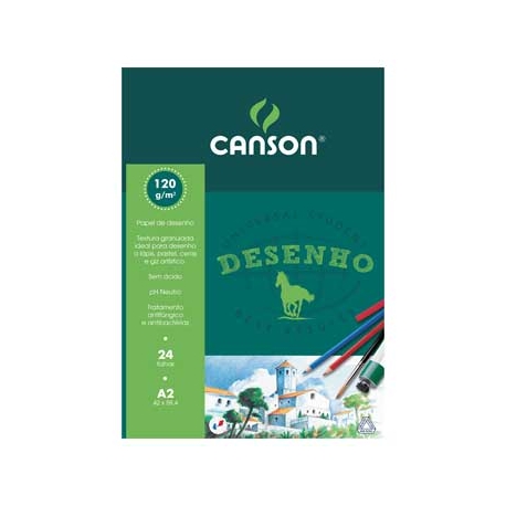 Caderno de Desenho - 24 folhas (A4, A3 e A2)