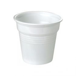 Copos de café - Plástico Branco 89cc