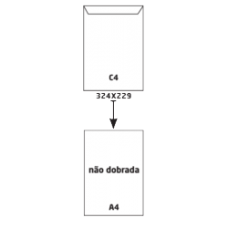 Envelope Branco C4