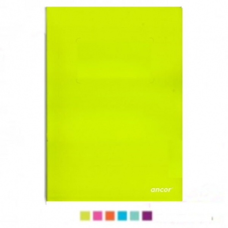 Caderno ANCOR A4 capa PP 48fls 90grs quadriculado