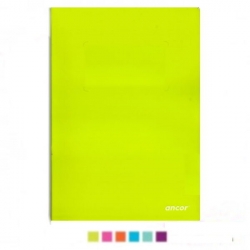 Caderno ANCOR A5 capa PP 48fls 90grs quadriculado