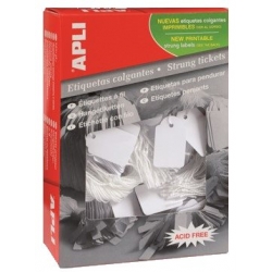 Etiquetas para pendurar 