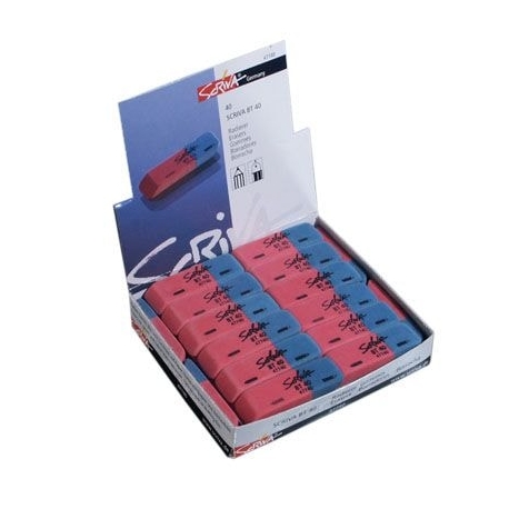 Borracha Scriva Mista R47740 (2 cores)