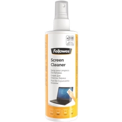 Spray Fellowes p/ limpeza ecrãs, Refª 99718, 250ml